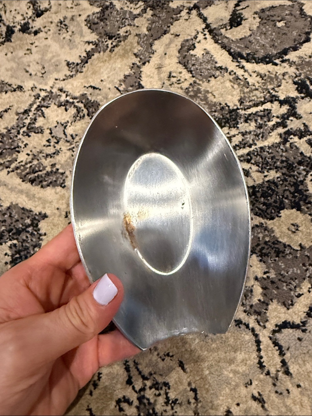 Vintage Silver Metal Toast Rack Spoon Rest